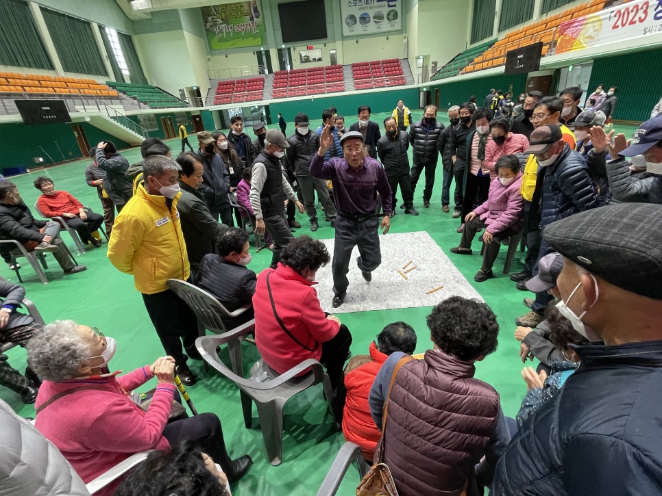 보은군 겨울철 썰매장 놀이터 이미지