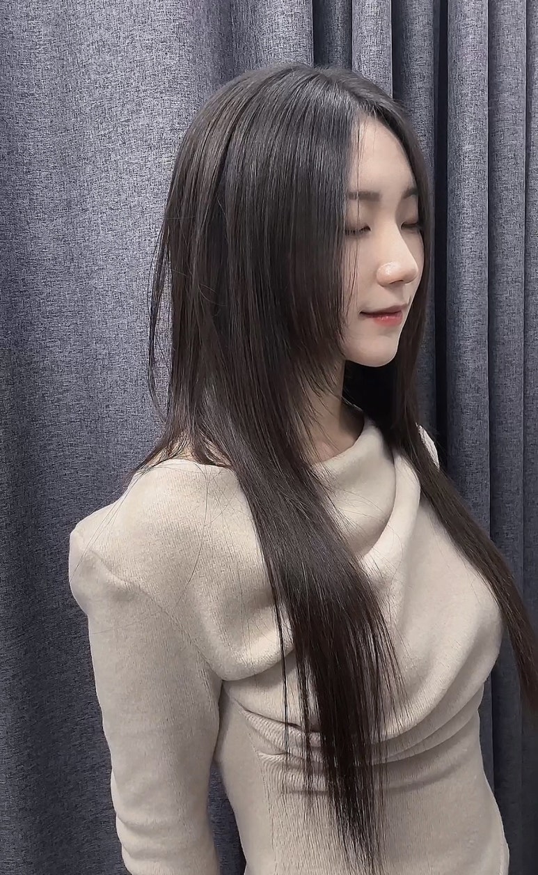 규리헤어라인 이미지