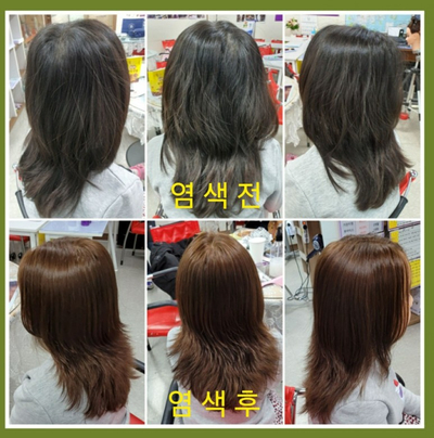큐사랑염색 이미지