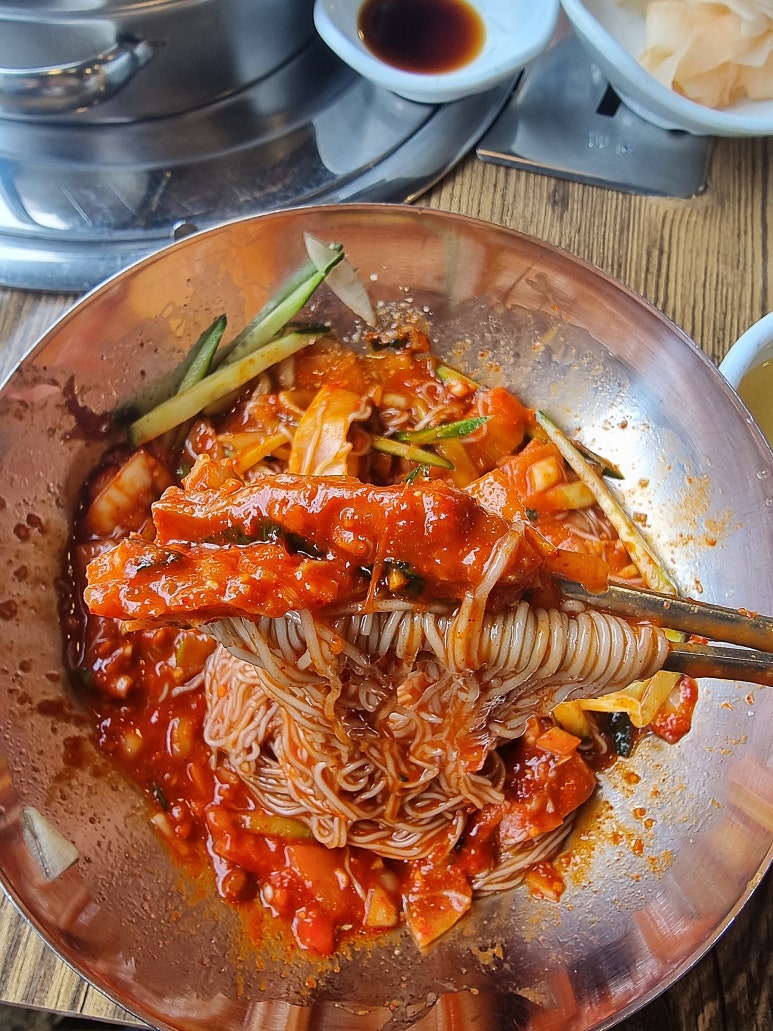 장가냉면 이미지