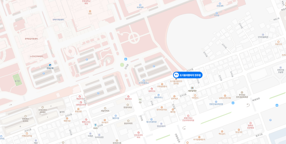 전북대학교의과대학식당 이미지