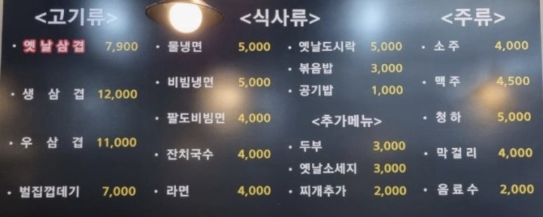 검단옛날삼겹 이미지