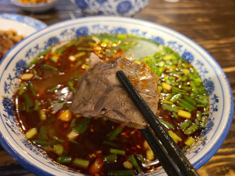중국란주우육면 이미지