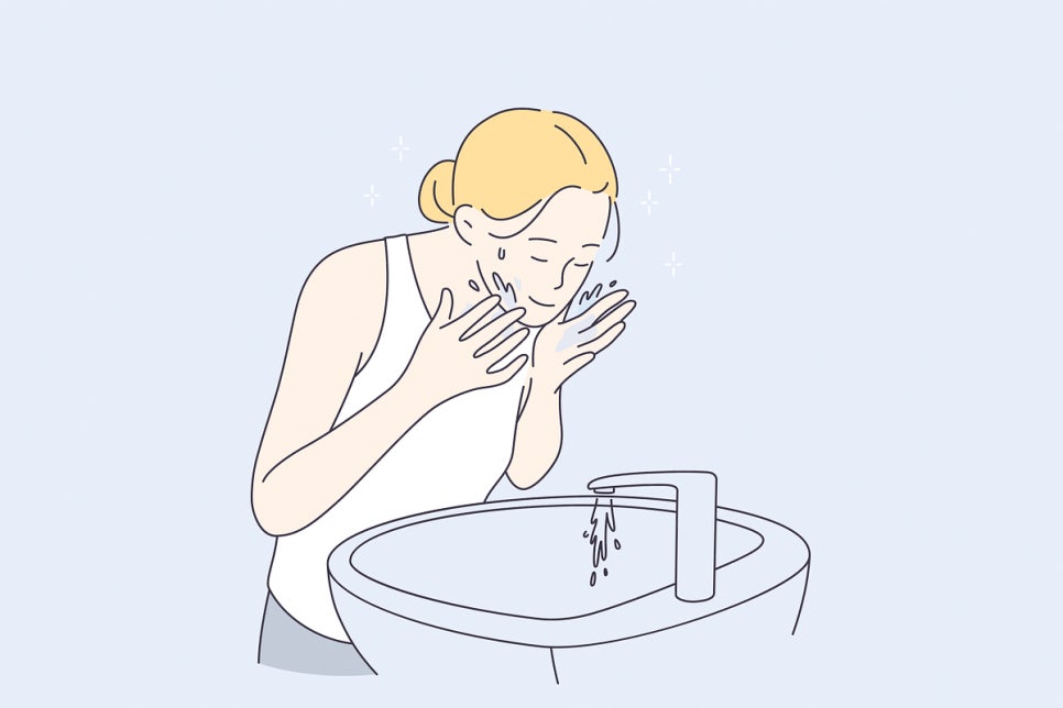 숨쉬는 피부 이미지