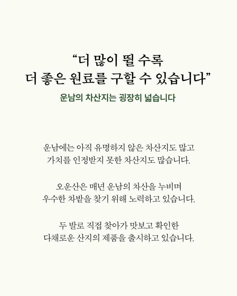 오운산 석가명차 이미지