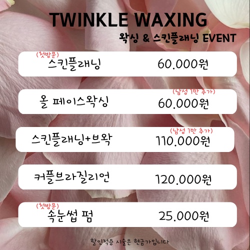 트윙클왁싱 이미지