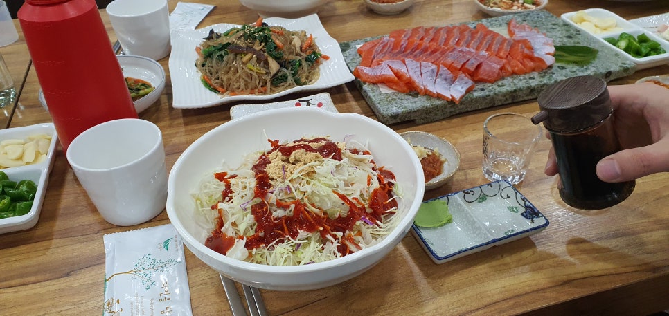 봉산암반수송어회 이미지