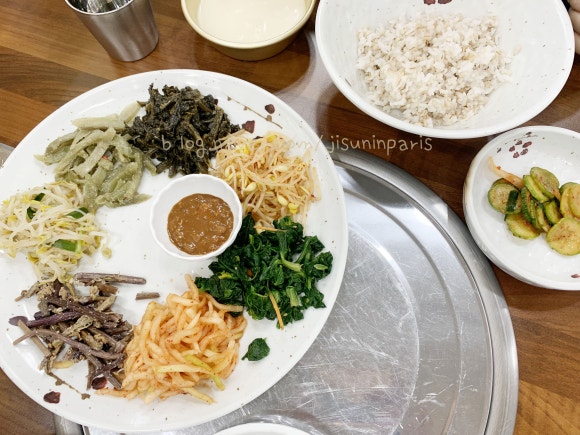 수락샘골보리밥 이미지