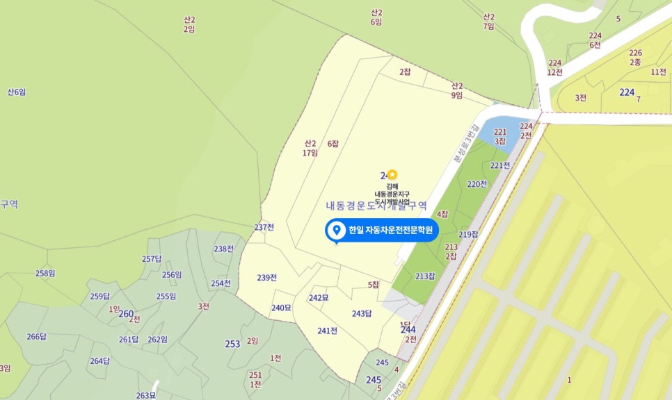 내동경운지구 도시개발사업 이미지