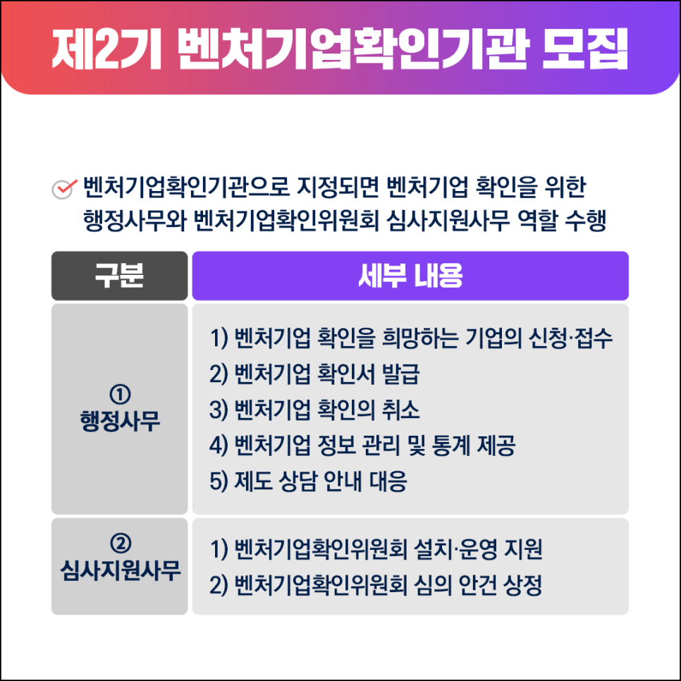 벤처기업확인기관 이미지