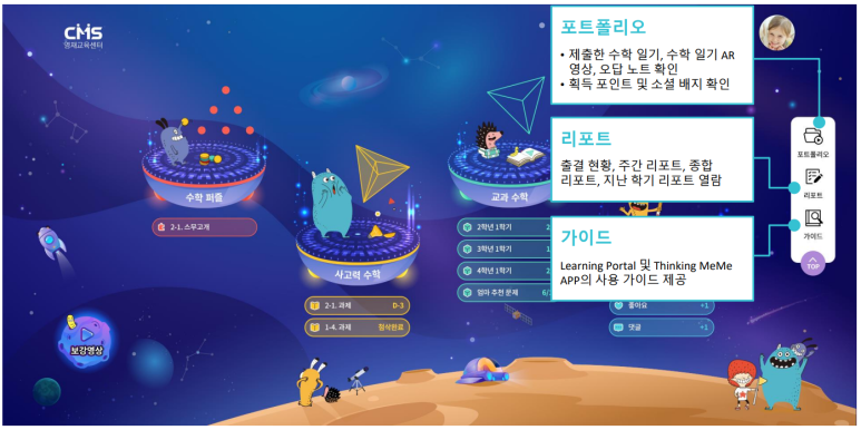 [대치CMS] Learning Portal(I-Learning) 학부모 사용 GUIDE : 기본 학습 안내 ① : 네이버 블로그