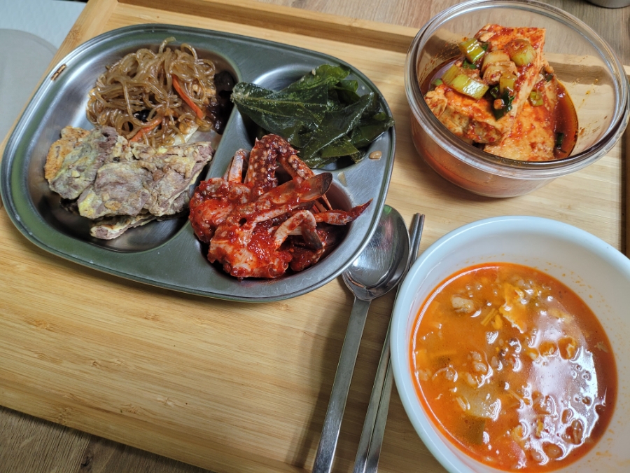 정선미완판잡채반찬 이미지