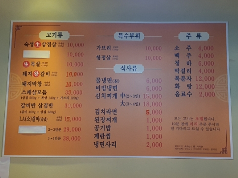 날마다왕갈비생삼겹 이미지