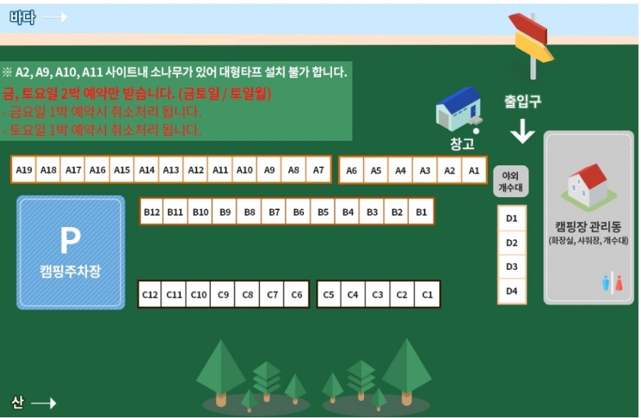 대부도나라캠핑장 이미지