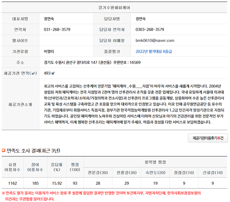 (경기) 수원 해피케어 이미지
