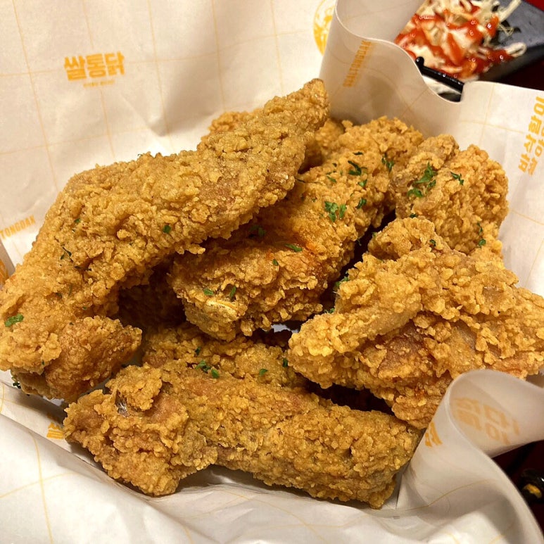어깨통닭 이미지