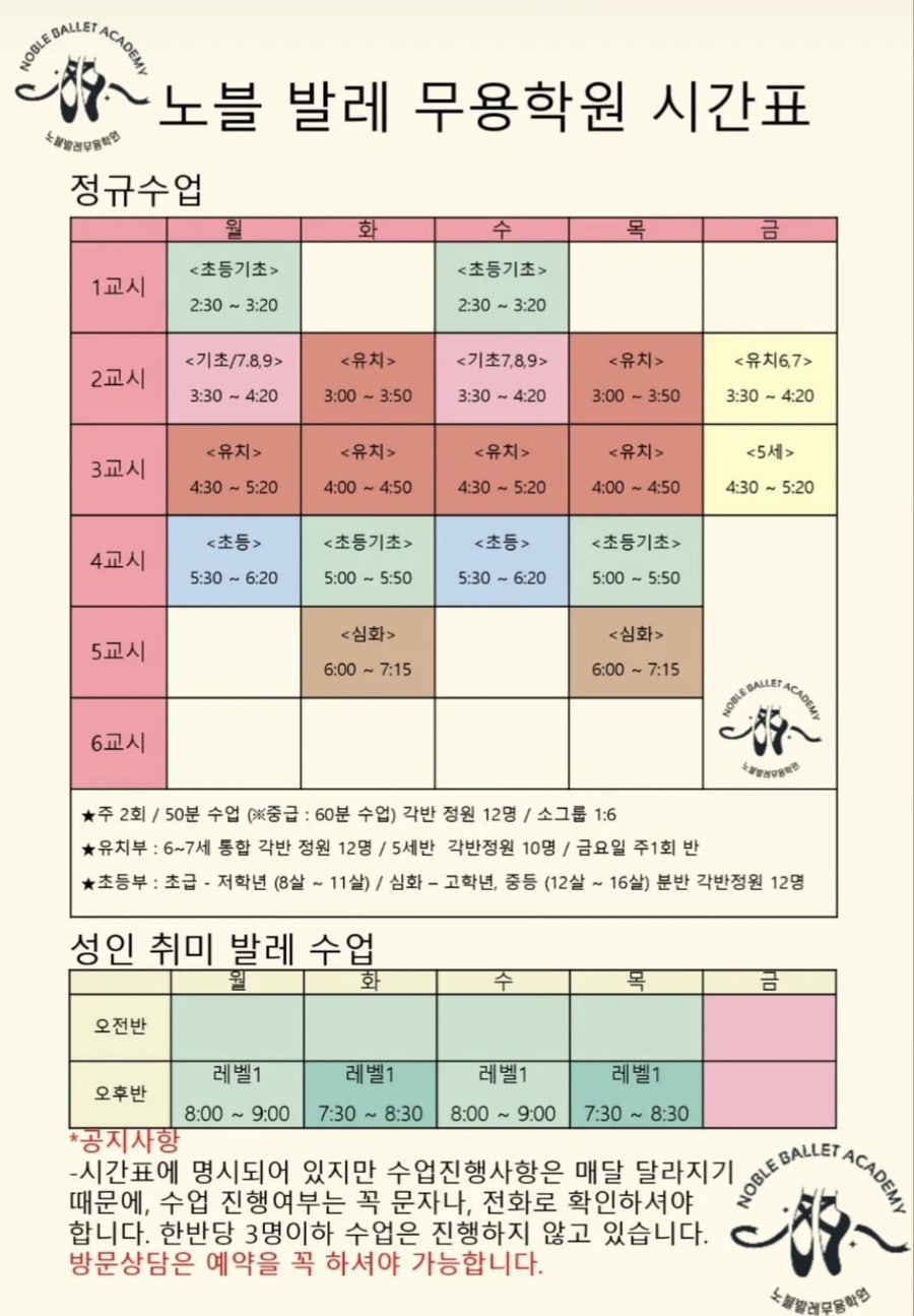 노블발레무용학원 이미지