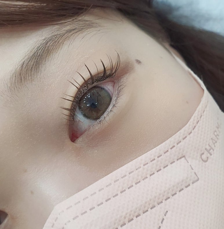 오블리속눈썹 이미지