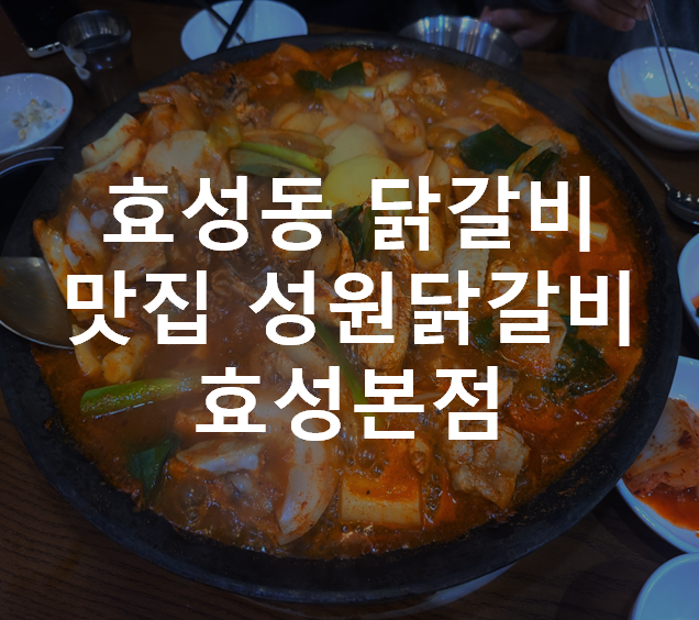 효성닭갈비 이미지