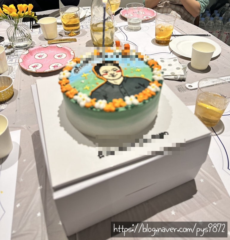 보라곰케이크 이미지