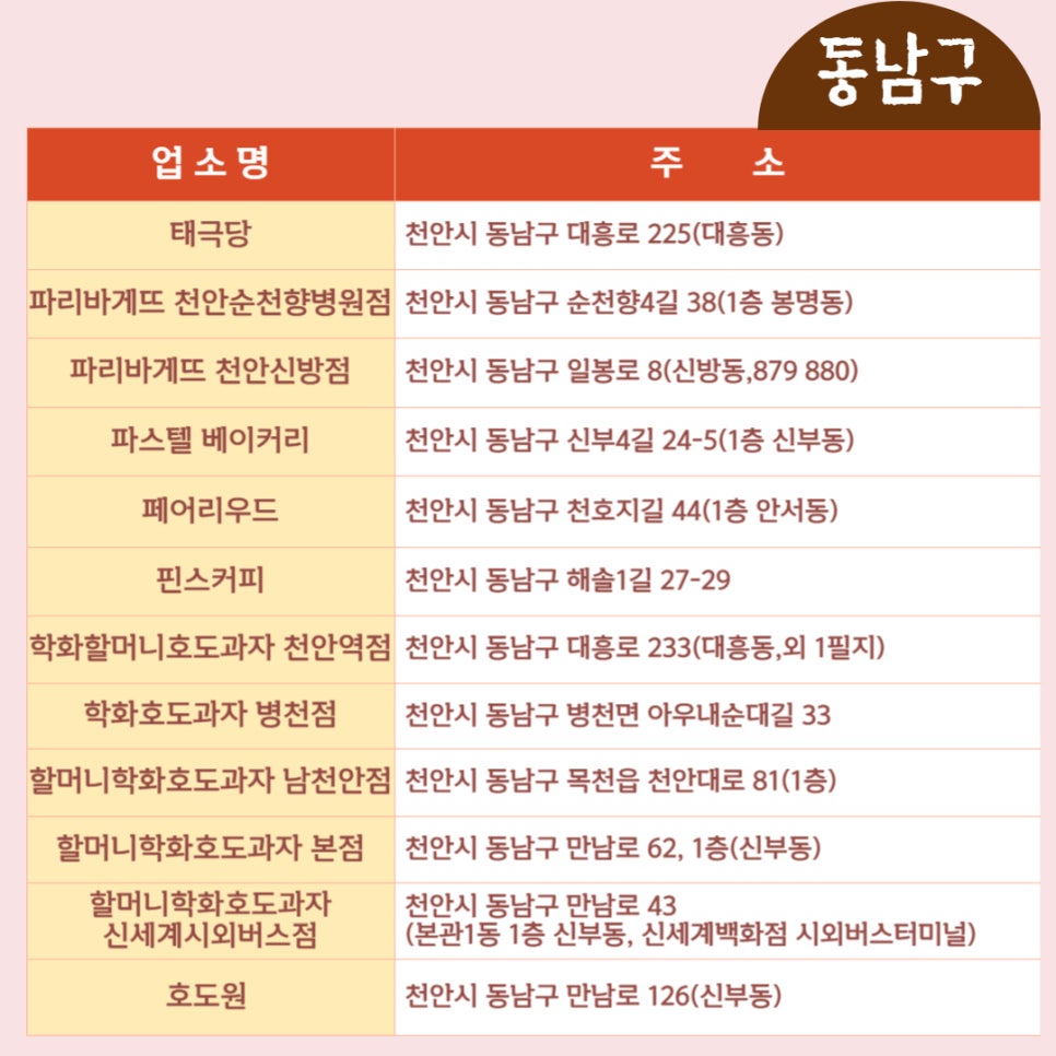 파리바게뜨천안병천점 이미지