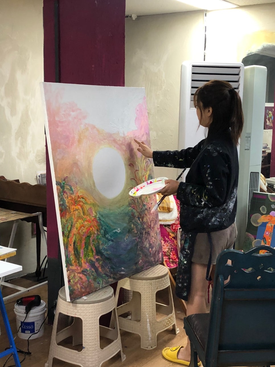 성수동작업실성인취미미술 이미지