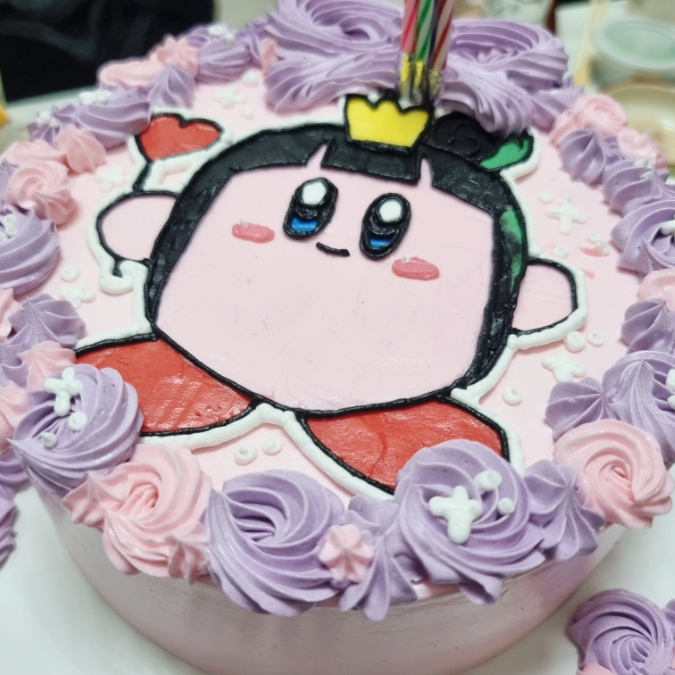 보라곰케이크 이미지