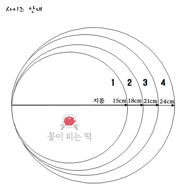 꽃이피는떡 이미지