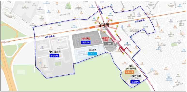 양재역주차장 이미지