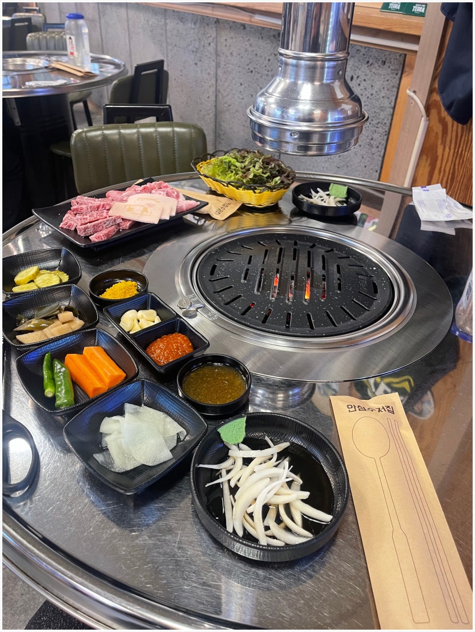 참숯불구이집 이미지