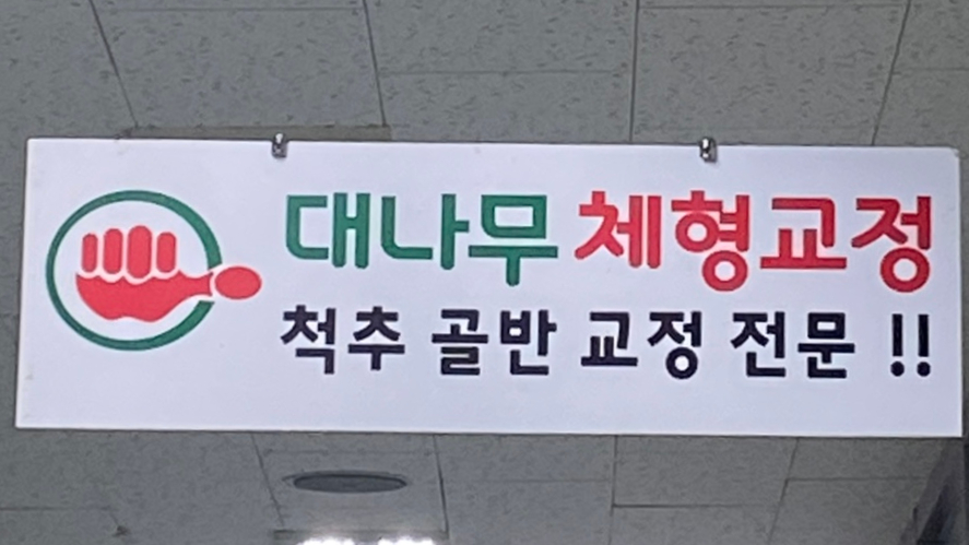 대나무체형교정 이미지