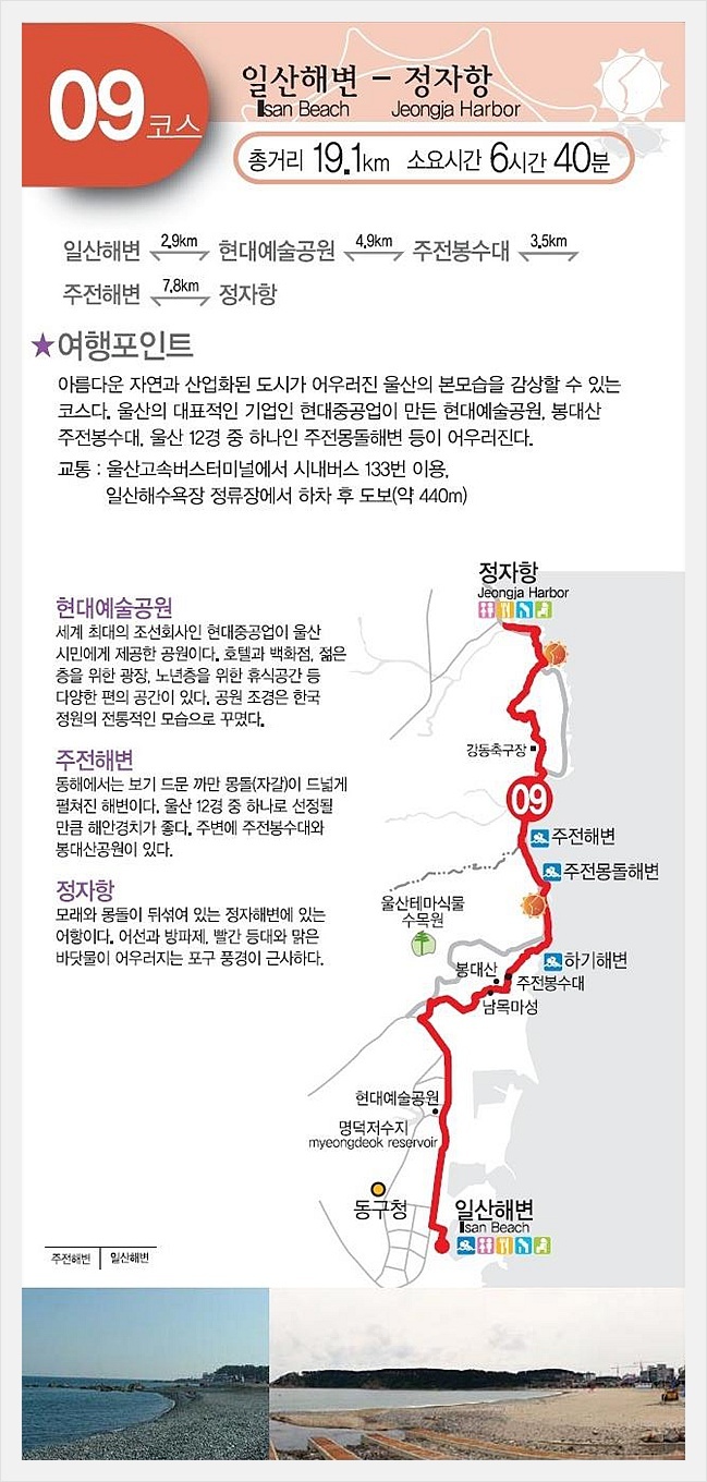 해파랑길 9코스 이미지