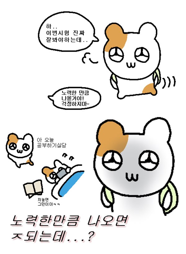 떡볶이 퍼주는 판다 이미지