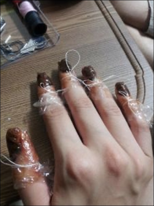 봉숭아물 이미지