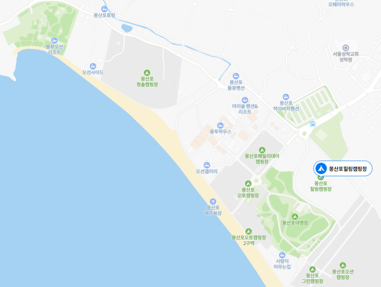 몽산포힐링캠핑장 이미지