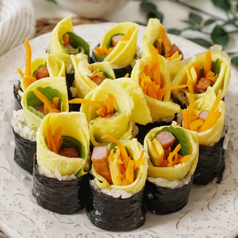 꼬다리김밥 이미지