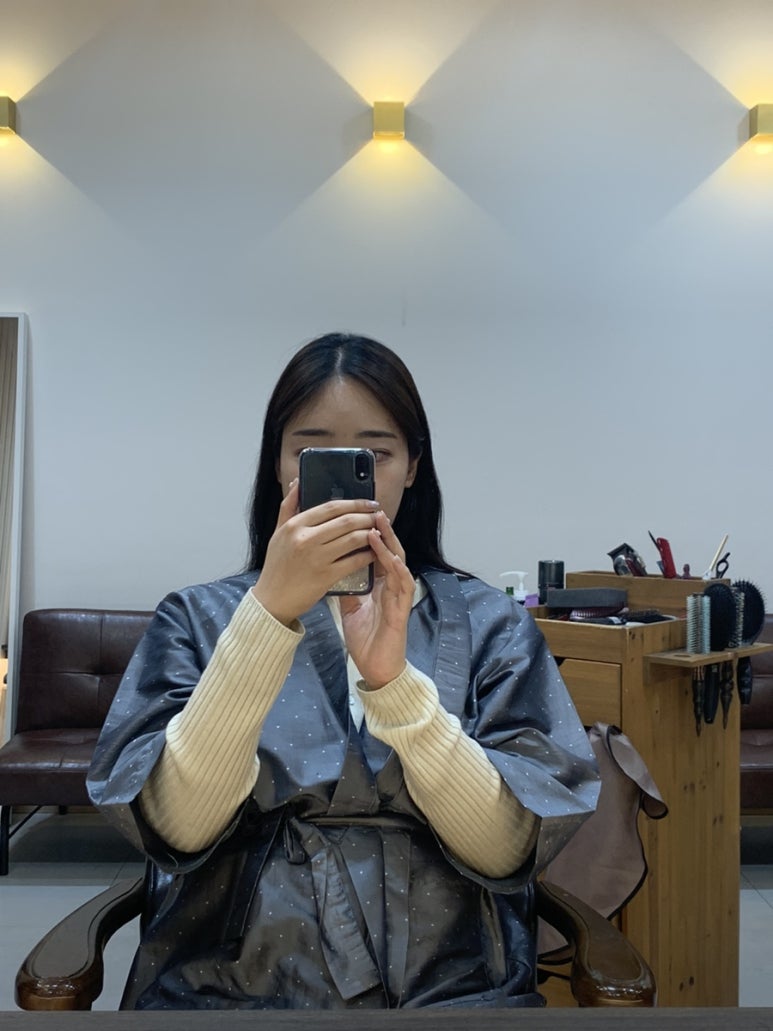 미남커트염색 이미지