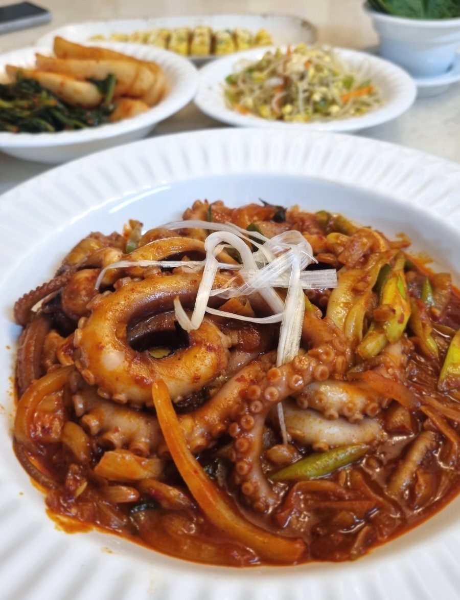 신방통통 낙지 이미지