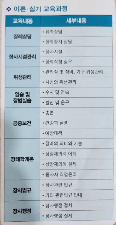 대구장례지도사교육원 이미지