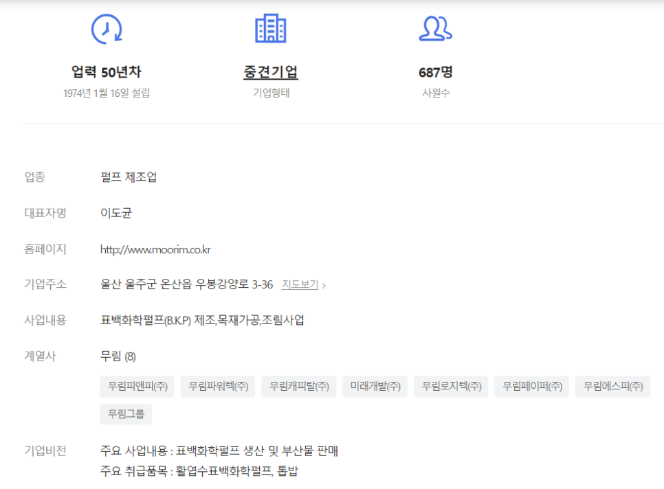 무림피앤피(주) 이미지
