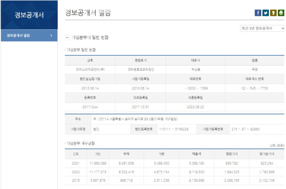 (주)피에스피에프앤디 이미지