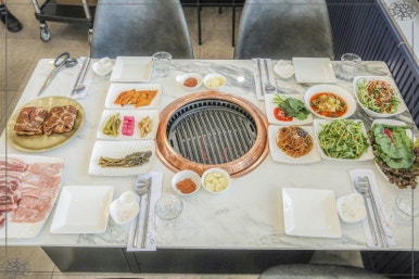 도천삼백식당프리미엄 이미지