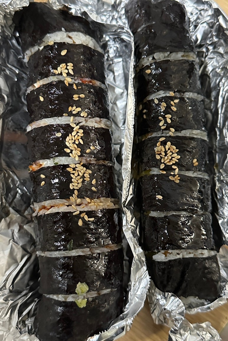 한줄애김밥 이미지