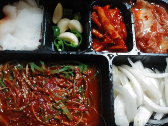 푸줏간삼겹돼지고기배달 이미지