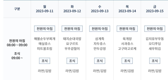 경상국립대학교 중앙식당 이미지