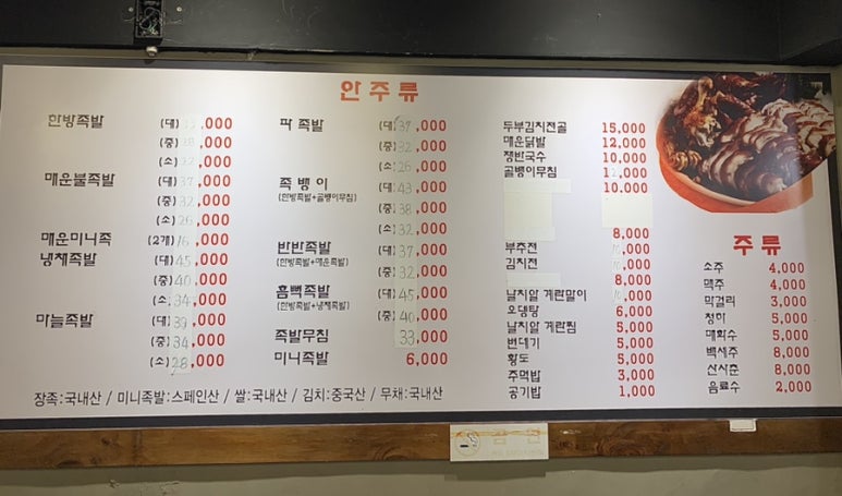 한양한방왕족발 이미지