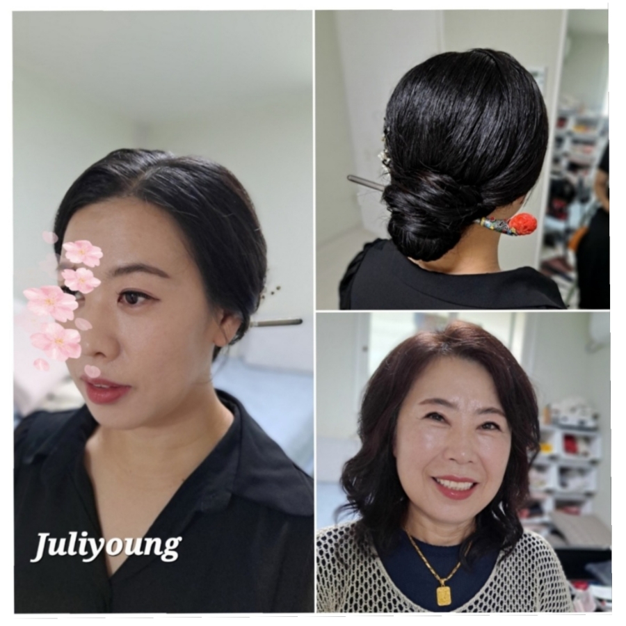 비녀헤어라인 이미지