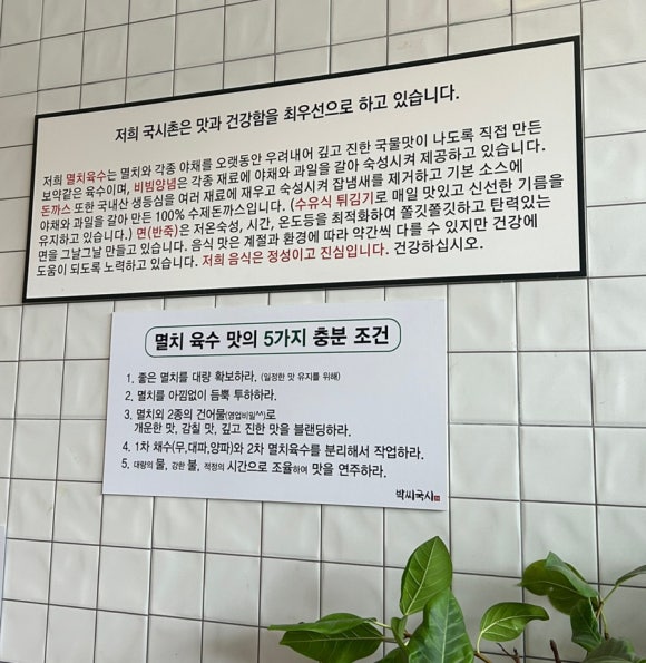 박씨국시 이미지