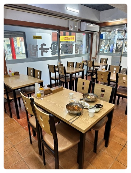 전통밀면 이미지