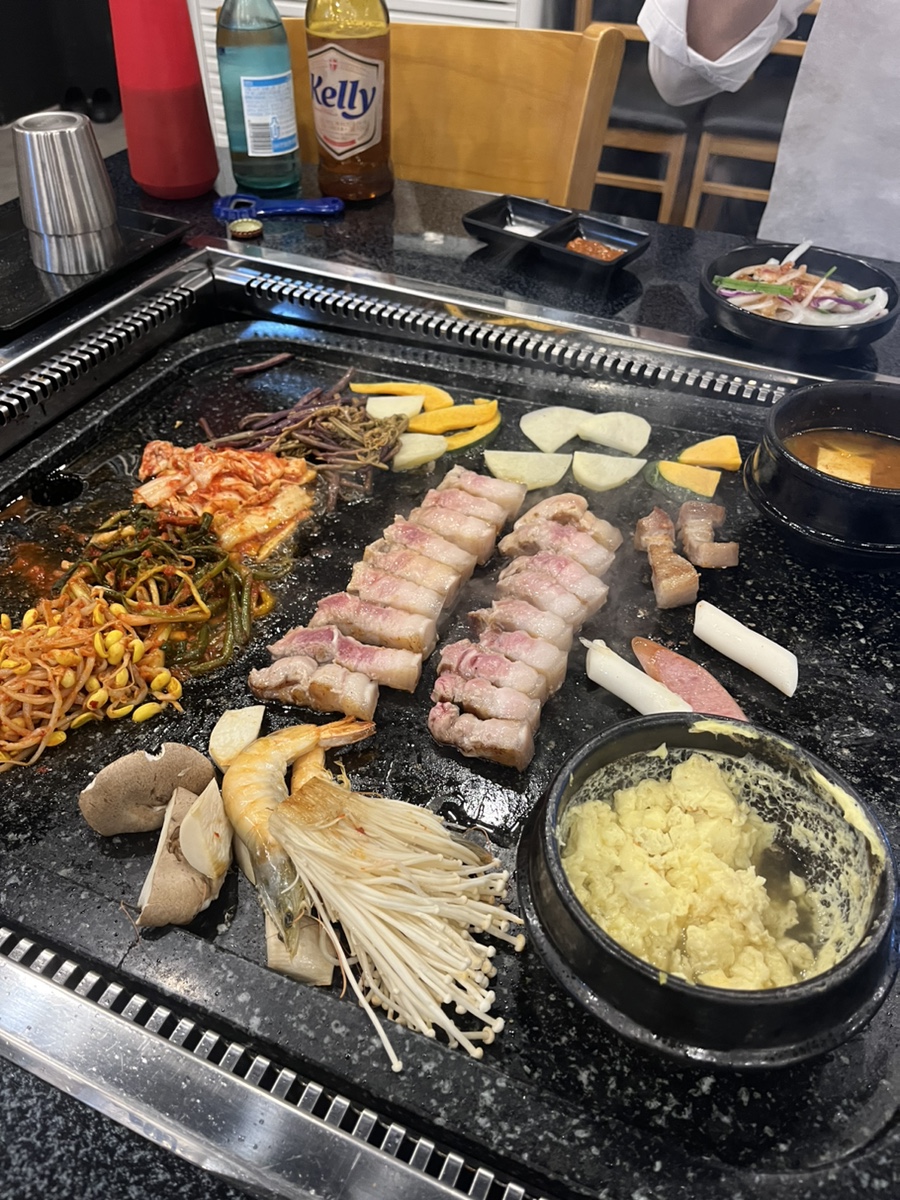 왕돌판구이한판목포 이미지